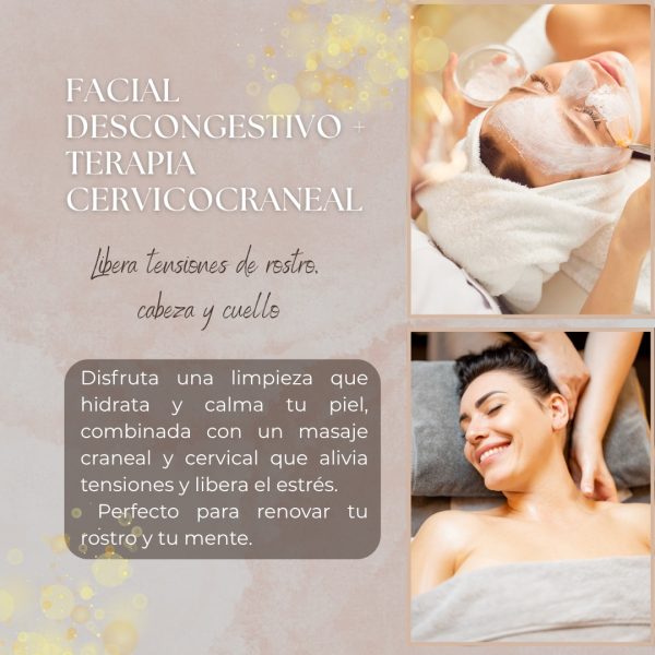 Facial Descongestivo + Terapia Cervicocraneal