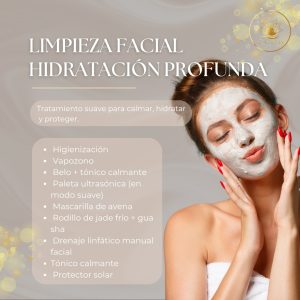 Limpieza Facial Hidratación Profunda – Piel Seca