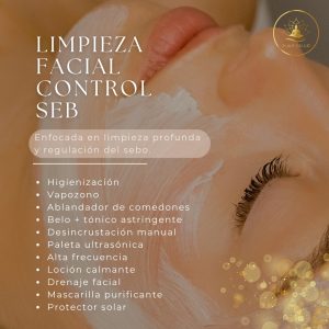 Limpieza Facial Control Seb – Piel Grasa / Acneica