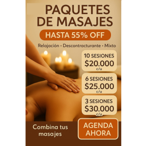 Paquete masajes